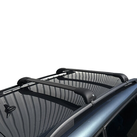 Modula dakkoffer Evo 550 liter + Nordrive dakdragers Toyota RAV4 2013 t/m 2019