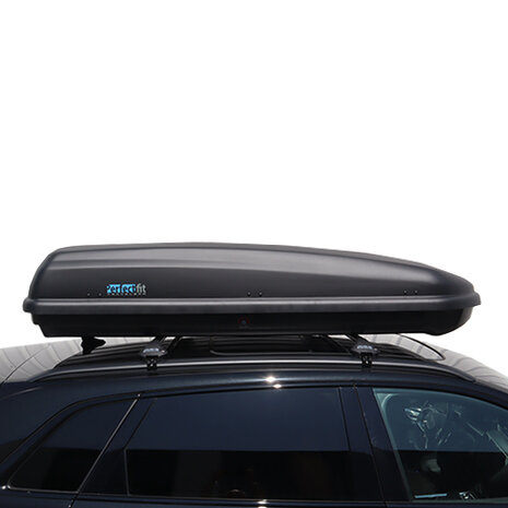 PerfectFit dakkoffer 500 liter + PerfectFit dakdragers BMW X5 2007 t/m 2013