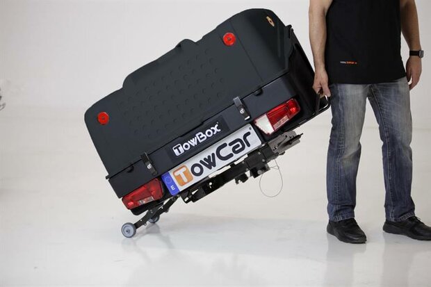 Towbox V1 - Trekhaakkoffer Zwart