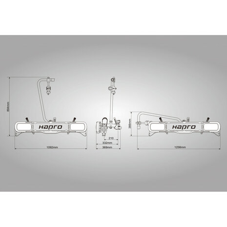 Hapro Atlas Active 1 fietsendrager