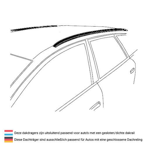 Dakdragers Opel Signum (Z03) Stationwagon 2003 t/m 2008