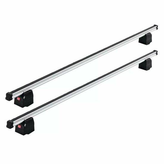 Dakdragers Fiat Fiorino vanaf 09/2008 set van 2 aluminium