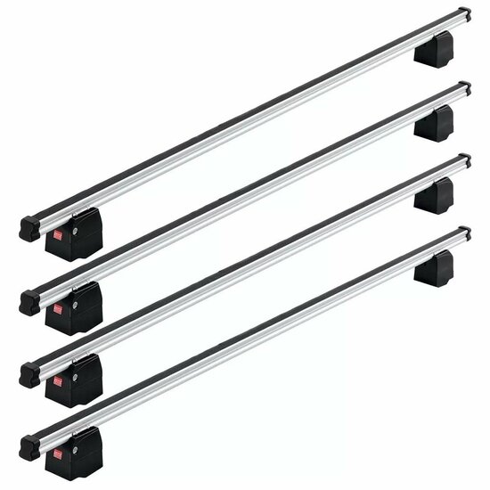 Dakdragers Ford Transit Connect L2 vanaf 11/2013 set van 4 aluminium