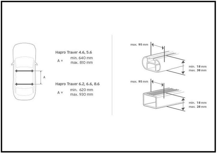 Hapro dakkoffer Traxer 4.6 370L - Zilver