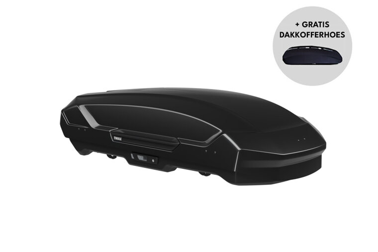 Thule dakkoffer Motion 3 M 400 liter - Mat zwart