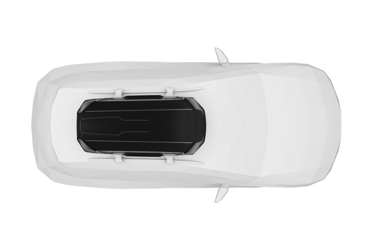 Thule dakkoffer Motion 3 M 400 liter - Mat zwart