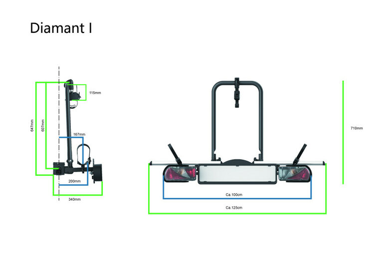 Pro-User E-Bike fietsendrager voor 1 fiets