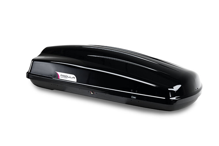 Modula dakkoffer Ciao 430 liter + Nordrive dakdragers BMW X1 SUV 10/2009 t/m 10/2015