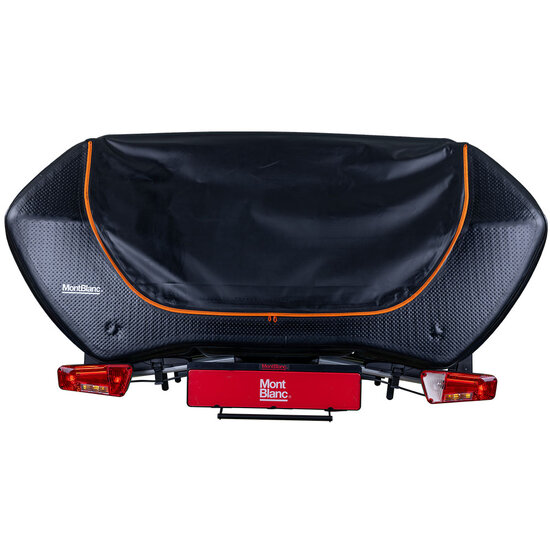 Mont Blanc Senja trekhaakkoffer 300 liter + Mont Blanc Sarek fietsendrager