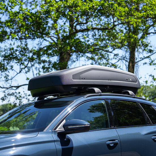 Modula dakkoffer Evo 470 liter + Nordrive dakdragers Dacia Duster vanaf 2024