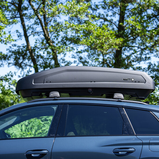 Modula dakkoffer Evo 470 liter + Nordrive dakdragers Opel Grandland X 2017 t/m 2021