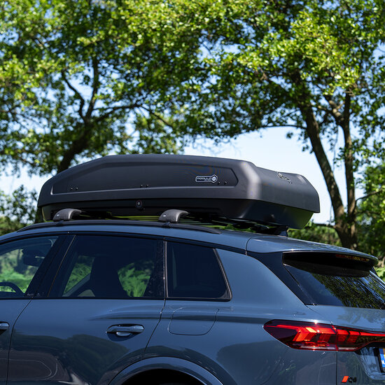 Modula dakkoffer Evo 470 liter + Nordrive dakdragers Opel Grandland X 2017 t/m 2021