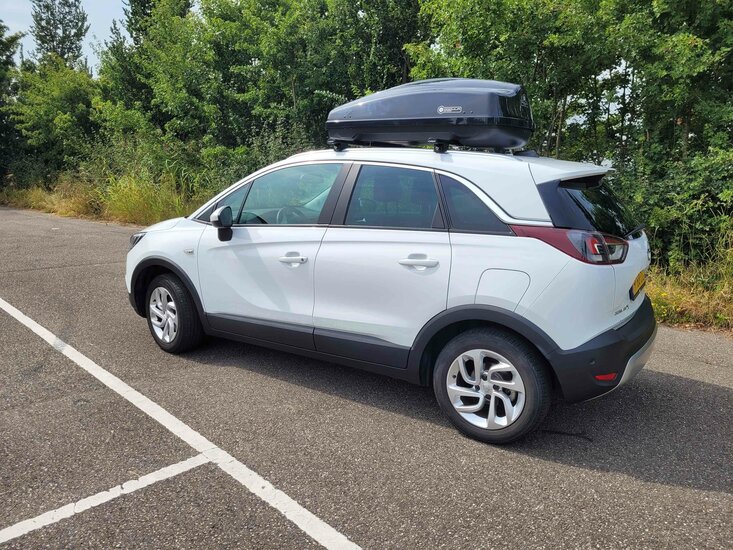 Modula dakkoffer Ciao 340 liter - Hoogglans zwart