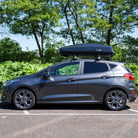 Modula dakkoffer Ciao 430 liter + Nordrive dakdragers Mazda CX-3 06/2015 t/m 09/2022