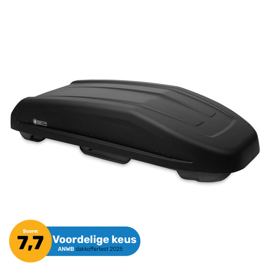 Modula dakkoffer Evo 470 liter + Nordrive dakdragers Toyota RAV4 2000 t/m 2006