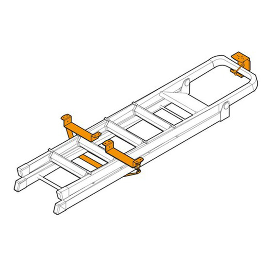 Nordrive ladderhouder binnenkant bus