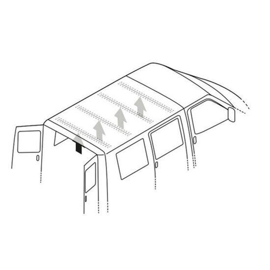 Nordrive ladderhouder binnenkant bus