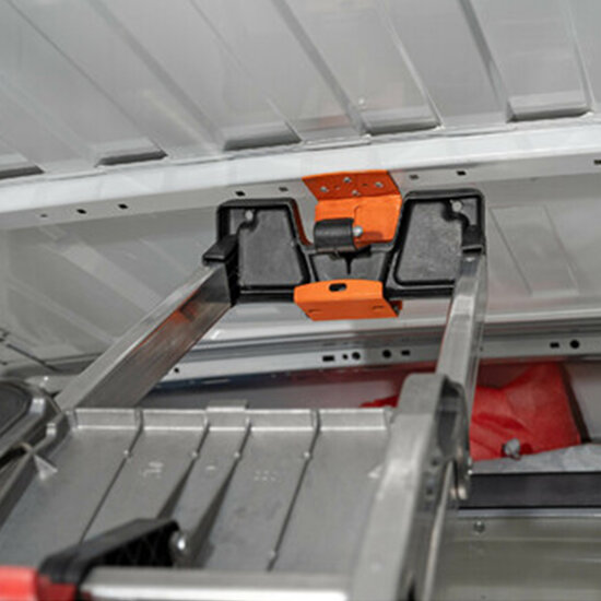 Nordrive ladderhouder binnenkant bus
