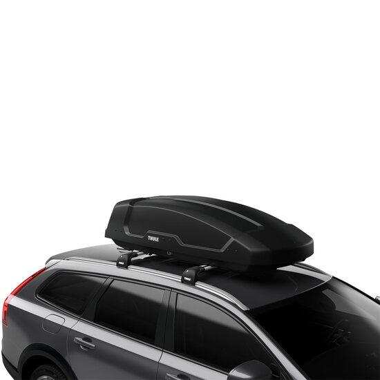 Dakkoffer Thule Force M 400 liter + dakdragers Volvo XC40 vanaf 2018 voor gesloten dakrail