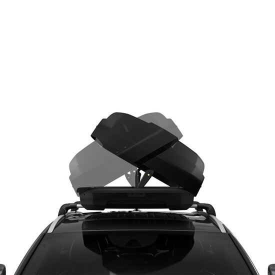 Dakkoffer Thule Force M 400 liter + dakdragers Ford S-Max vanaf 2015 voor gesloten dakrail