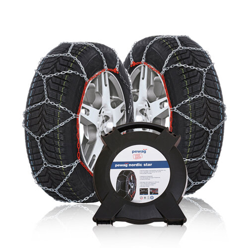 Pewag Nordic Star sneeuwkettingen 9mm Kia Carens vanaf 2013 voor bandenmaat 225/45R17