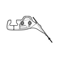 Spoiler voor stalen dragers Nordrive 110 cm