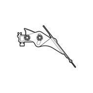 Spoiler voor Aluminium dakdragers Nordrive 110 cm