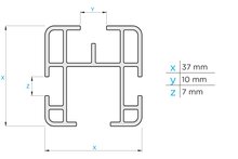 Dakdragers Ford Transit II Connect - L1 vanaf 2013 set van 4 aluminium