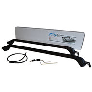 Dakkoffer ArtPlast 400 Liter antraciet/carbon + Dakdragers BMW X1 (E84) SUV 2009 t/m 2015