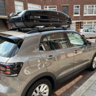 Dakkoffer Modula Evo 470 liter Hoogglans zwart