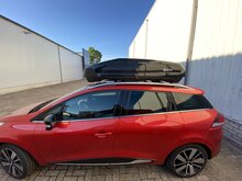Dakkoffer Modula Evo 470 liter Hoogglans zwart