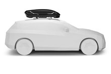 Thule dakkoffer Motion 3 M 400 liter - Mat zwart