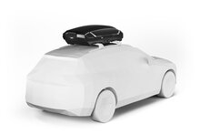 Thule dakkoffer Motion 3 M 400 liter - Mat zwart