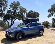 PerfectFit dakkoffer 440 liter + PerfectFit dakdragers Mazda CX-30 vanaf 2020