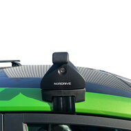 Modula dakkoffer Ciao 430 liter + Nordrive dakdragers BMW X1 SUV 10/2009 t/m 10/2015