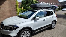 Modula dakkoffer Evo 470 liter + Nordrive dakdragers Renault Kadjar 2015 t/m 2023