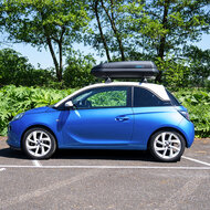 Dakkoffer PerfectFit 400 Liter + dakdragers PerfectFit Peugeot 308 SW Stationwagon 2008 t/m 2013