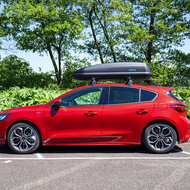 Dakkoffer PerfectFit 440 Liter + Dakdragers Volvo V40 Cross Country MPV 2013 t/m 2019