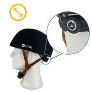Vizorz SwitchCap fietshelm - Woolly cherry cap