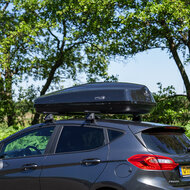 Modula dakkoffer Ciao 430 liter + Nordrive dakdragers Opel Crossland X 06/2017 t/m 09/2020