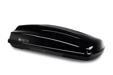 Modula dakkoffer Ciao 430 liter + Nordrive dakdragers Mazda 3 4 deurs sedan 01/2004 t/m 10/2010