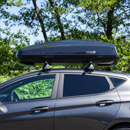 Modula dakkoffer Ciao 430 liter + Nordrive dakdragers BMW 4-Serie Coupe 10/2013 t/m 10/2020