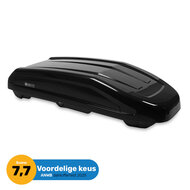 Modula dakkoffer Evo 470 liter - Hoogglans zwart - Voordelige keuze ANWB
