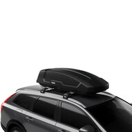 Dakkoffer Thule Force M 400 liter + dakdragers Mini Cooper (F55-F56) vanaf 2014 voor gesloten dakrail