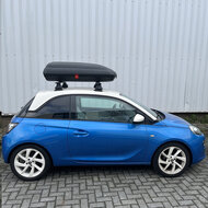 Dakkoffer ArtPlast 320 Liter + dakdragers Ford Fiesta VII Active vanaf 2018 voor gesloten dakrail