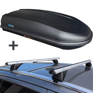 PerfectFit dakkoffer 440 liter + PerfectFit dakdragers Renault Koleos vanaf 2017