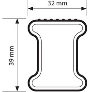 Nordrive dakdragers Volkswagen Caddy Life vanaf 01/2021 set van 3 staal