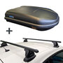 PerfectFit dakkoffer 400 liter + Nordrive dakdragers BMW 1-Serie 5 deurs hatchback 07/2019 t/m 05/2024
