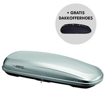 Hapro Traxer 8.6 Silver grijs 530 Liter Skibox / Dakkoffer Hapro Traxer 8.6 Silver grijs 530 Liter Skibox / Dakkoffer
