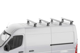 Dakdragers Mercedes Vito (W639)/Viano - L1,L2,L3 - H1,H2 2003 t/m 2014 set van 4 aluminium Dakdragers Mercedes Vito (W639)/Viano - L1,L2,L3 - H1,H2 2003 t/m 2014 set van 4 aluminium